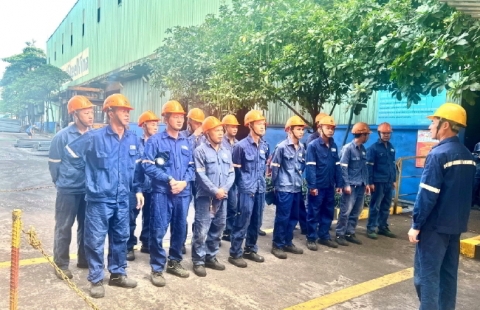 Thép Việt - Sing tăng cường bảo đảm an lao động toàn dịp cuối năm