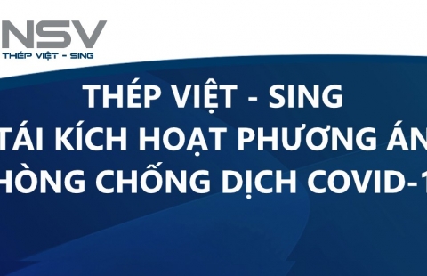 NatSteelVina tái kích hoạt phương án phòng chống dịch Covid-19