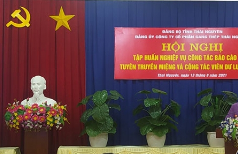 Đảng bộ NatSteelVina tham dự Hội nghị tập huấn nghiệp vụ công tác Đảng